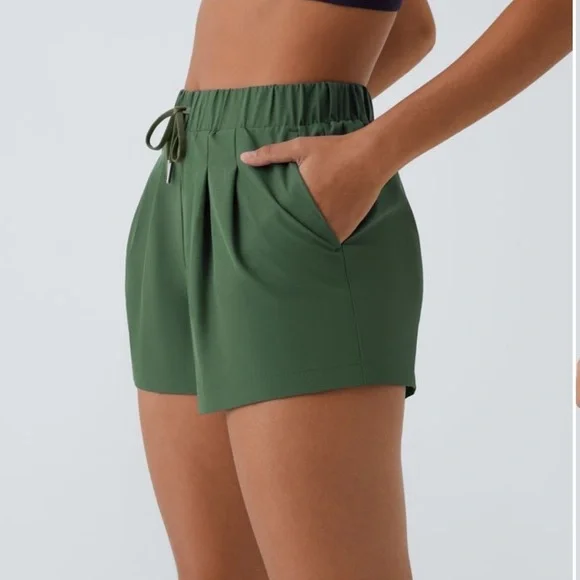 Green Women's Shorts - Picture 6 of 7